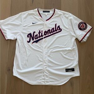 Nike White Baseball Jersey
